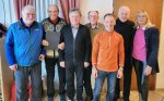 v.l.n.r.: stv. Vorsitzender Reiner Brändle, Heinz Kümmerle, Reiner Bolsinger (stv. f. Julia & Nico), Hans-Christian Altwasser, Reiner Schempp, Hermann Bökel, Kassiererin Regina Steinbring