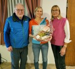 Reiner Brändle, Abteilungsleiterin Nordisch/Biathlon Simone Feurich, Regina Steinbring