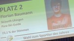 Sportlerehrung, Platz 2 für Florian Baumann