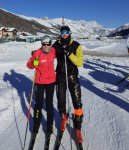 Linn Katzmaier mit Florian Baumann